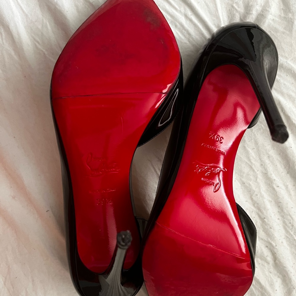 Louis Vuitton, red bottom heels